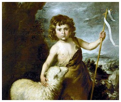 Young John Baptist with the lamb. Canvas, 154 x 108 cm Inv. 282